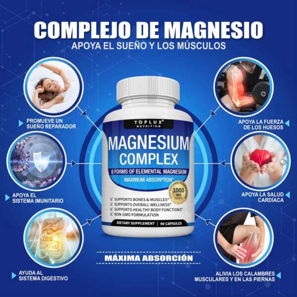 1 MAGNESIO Magnesio Complex - Frena el Embejecimiento Celular