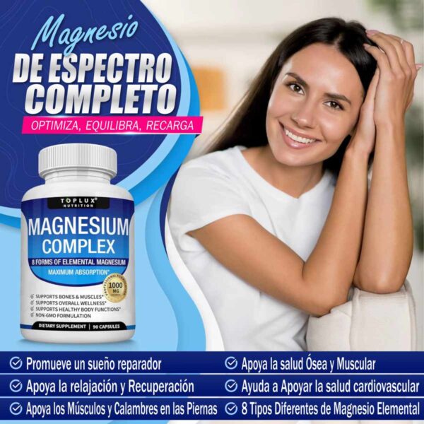 4 MAGNESIO Magnesio Complex - Frena el Embejecimiento Celular