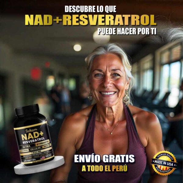 NAD Portada 3 NAD + Resveratrol con Antioxidante Natural