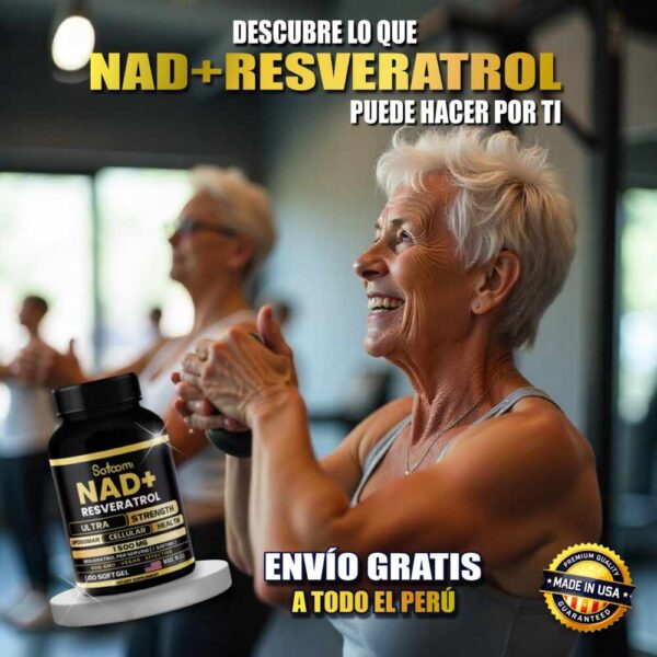 NAD Portada 4 NAD + Resveratrol con Antioxidante Natural