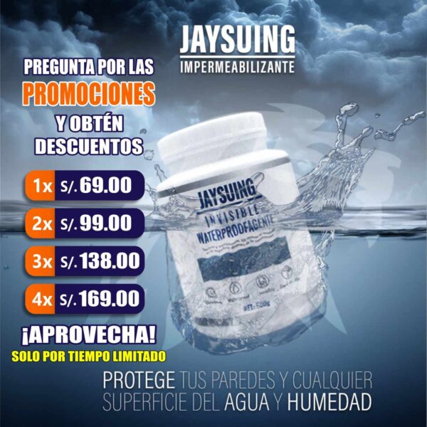 Poderoso Impermeabilizante transparente - Jaysuing